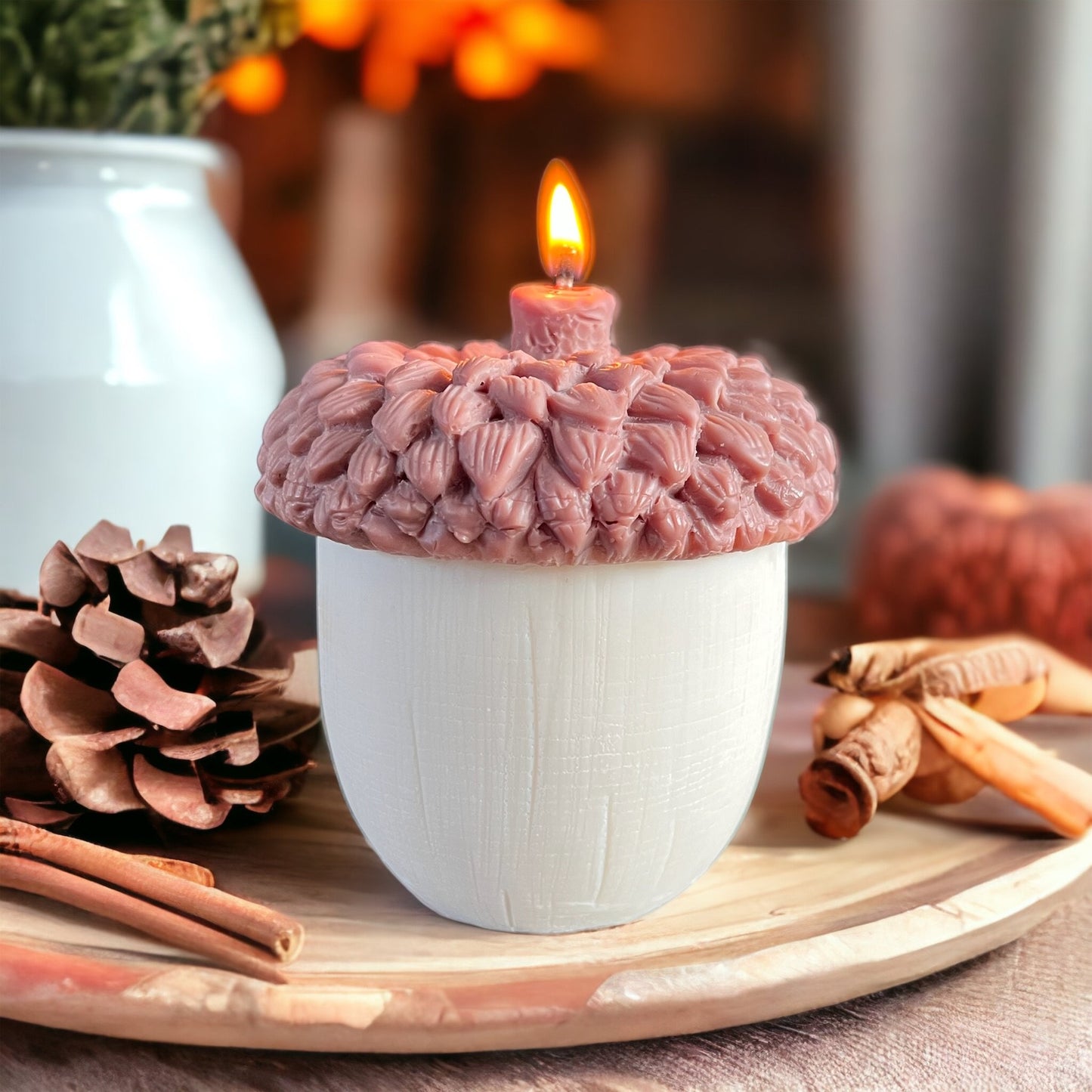 Herfstkaars Pinecone