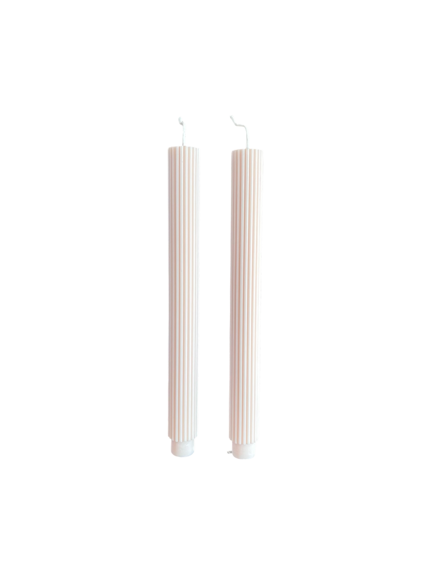 Set A'lure gestreepte XL kaars - Powdry Pink