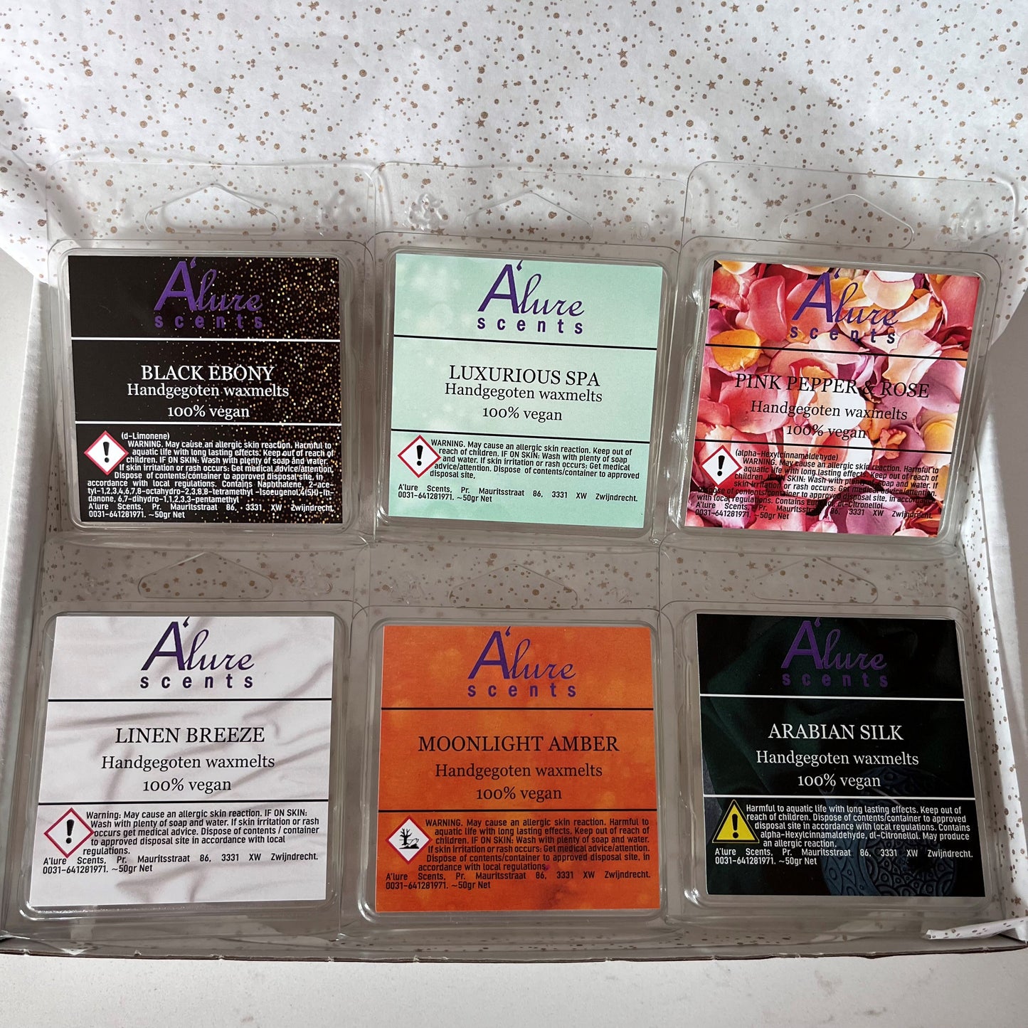 Giftbox waxmelts 'Urban collection'