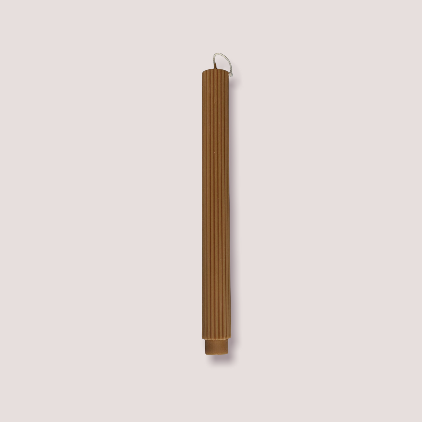 A'lure gestreepte XL kaars - caramel