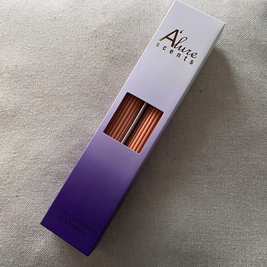 Set A'lure gestreepte XL kaars - Ginger Gold