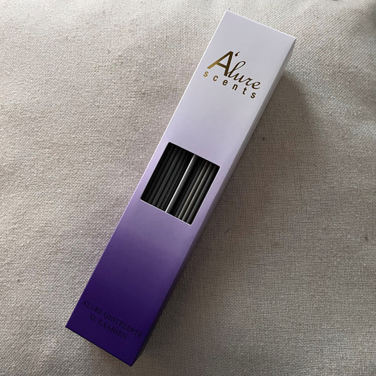 Set A'lure gestreepte XL kaars - Green