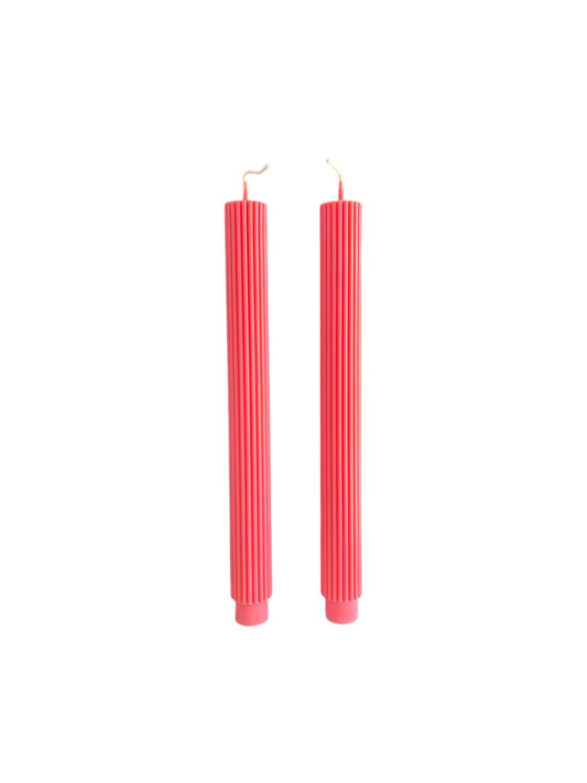 Set A'lure gestreepte XL kaars - Blush