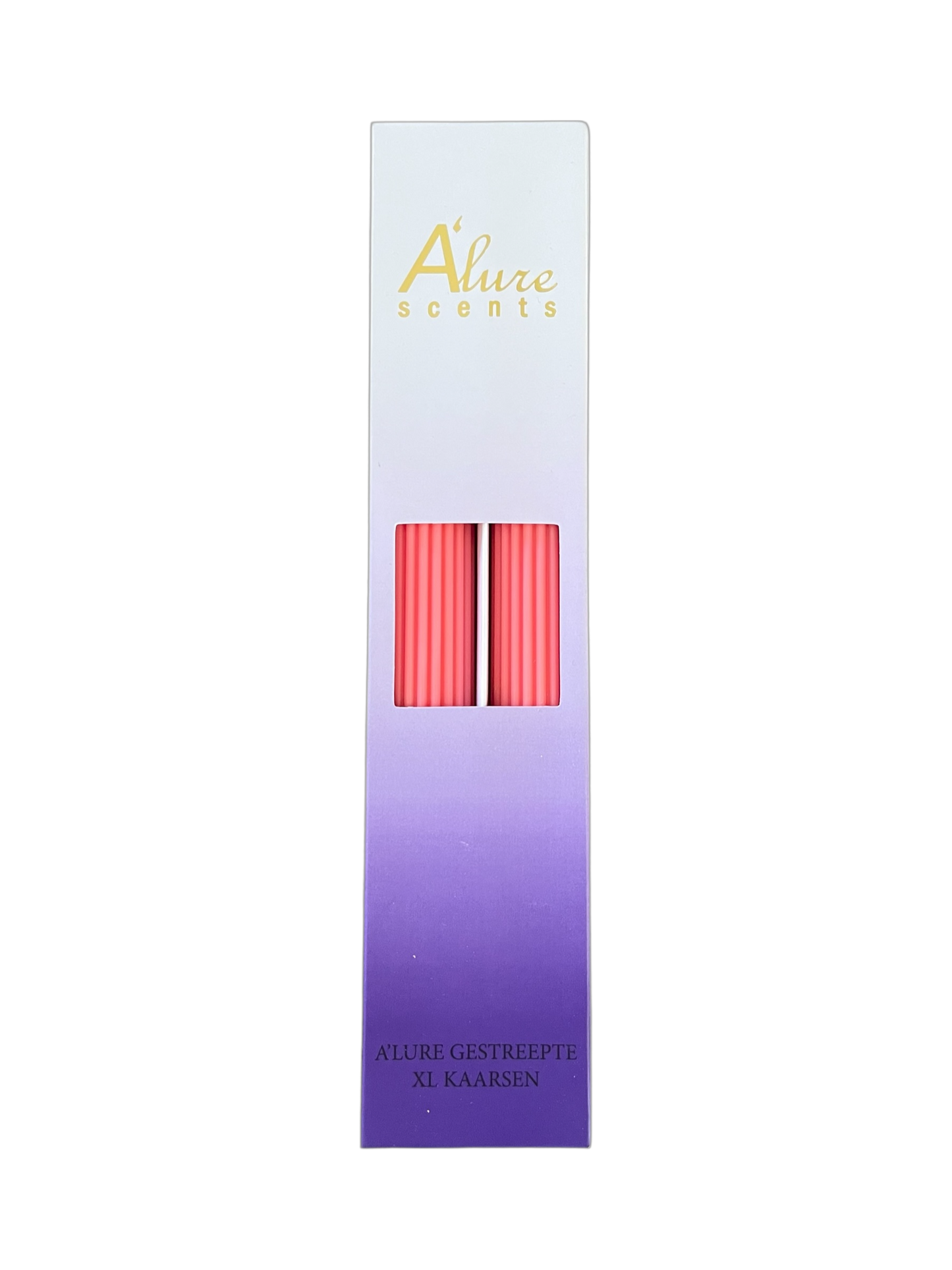 A'lure striped XL candle - dark blue