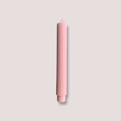 A'lure striped candle - cashmere pink