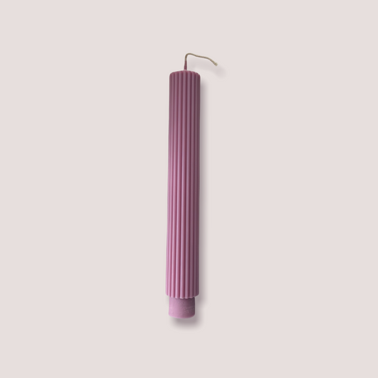 A'lure striped candle - cassis