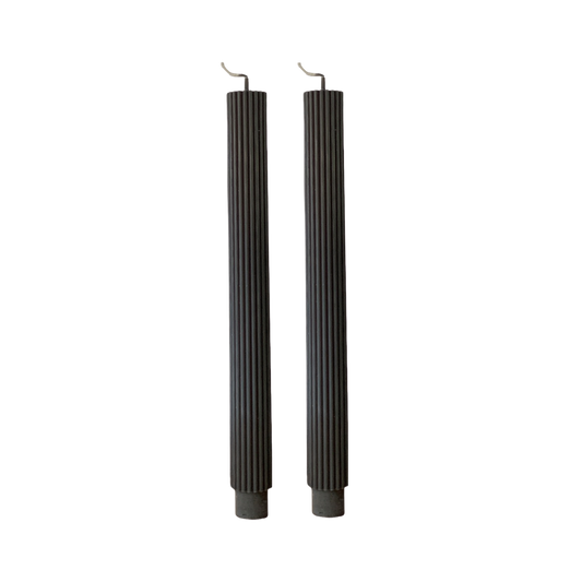 Set A'lure gestreepte XL kaars - Caviar